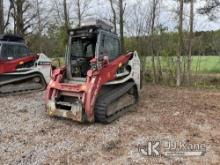 2019 Takeuchi TLR12R2 High Flow Crawler Skid Steer Loader Runs, Moves, Operates) (Jump to Start, No 