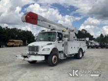 Altec AA755-MH, Material Handling Bucket Truck rear mounted on 2011 Freightliner M2 106 Utility Truc