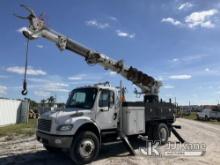 Terex Commander 4045, Digger Derrick rear mounted on 2007 Freightliner M2 106 4x4 Flatbed/Utility Tr