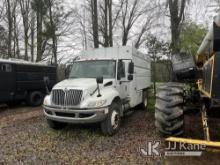 2012 International 4300 Chipper Dump Truck Not Running, Condition Unknown) (No Radio, Drivers Exteri