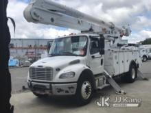 Altec AA55, Material Handling Bucket Truck rear mounted on 2017 Freightliner M2 106 Utility Truck Ru