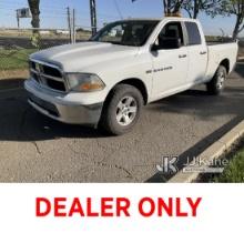 2012 RAM 1500 4x4 Crew-Cab Pickup Truck Runs & Moves) (Body Damage