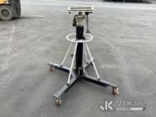 Omega Hydraulic Transmission Jack (Used) NOTE: This unit is being sold AS IS/WHERE IS via Timed Auct