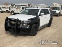 2017 Chevrolet Tahoe Police Package 4-Door Sport Utility Vehicle, City of Plano Owned Runs & Moves