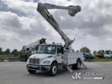 Altec AM55, Over-Center Material Handling Bucket rear mounted on 2015 Freightliner M2 106 Utility Tr