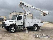 Altec TA41M, Articulating & Telescopic Material Handling Bucket Truck mounted behind cab on 2018 Fre