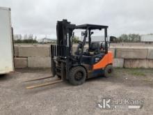 2007 Doosan G30P-5 LP FUEL Solid Tired Forklift Runs, Moves, Operates, Jump to Start-Needs Battery) 
