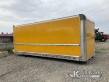 2017 Morgan 22.5 ft. Van Body w/ Roll Up Rear Door (Unmounted) NOTE: This unit is being sold AS IS/W