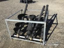 2024 Greatbear Skid steer Auger with three bits (New/Unused) NOTE: This unit is being sold AS IS/WHE