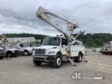 (Smock, PA) Altec AA55-MH, Articulating & Telescopic Material Handling Bucket Truck rear mounted on