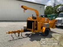 (Fort Wayne, IN) 1991 Bandit Industries 200+ Chipper (12in Disc), trailer mtd. Runs & Operates) (Dru