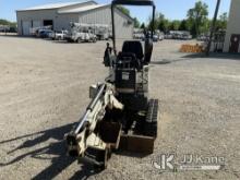 (Fort Wayne, IN) 2017 Bobcat 418A Mini Hydraulic Excavator Not Running, Condition Unknown) (Per Sell