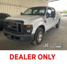 (Jurupa Valley, CA) 2009 Ford F-250 SD Crew-Cab Pickup Truck Runs Rough, Check Engine Light Is On, B