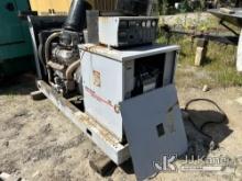 Spectrum 70 Skid Mount Generator (Ran and made power when taken off line.) (Reads 3 Ran and made pow
