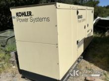 2015 Kohler Power Systems 150 Skid Mount Generator Runs) ( Fuel Problem, Builds Power