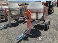 (Salt Lake City, UT) MQ Cement Mixer NOTE: This unit is being sold AS IS/WHERE IS via Timed Auction