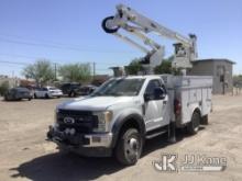 Altec AT37G, Articulating & Telescopic Bucket Truck mounted behind cab on 2017 Ford F550 4x4 Utility