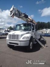 (Kent, WA) Altec DC47-TR, Digger Derrick rear mounted on 2018 Freightliner M2 106 Utility Truck Runs