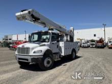 Altec TA60, Articulating & Telescopic Material Handling Bucket Truck rear mounted on 2015 Freightlin