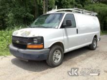 2012 Chevrolet Express G2500 Cargo Van Runs & Moves)(Jump To Start, Bad Starter, Cracked Windshield,