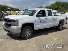 (Charlotte, NC) 2018 Chevrolet Silverado 1500 4x4 Extended-Cab Pickup Truck Duke Unit) (Runs & Moves