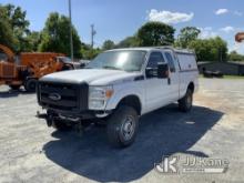 2016 Ford F250 4x4 Extended-Cab Pickup Truck Runs & Moves) (Engine Noise, Jump To Start, ECU Going O