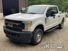 (Oil Springs, KY) 2017 Ford F250 4x4 Crew-Cab Pickup Truck Runs & Moves, Trailer Plug Issues, Seller