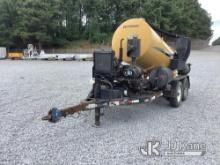 2010 Vermeer 712 T/A Vacuum Excavation Trailer Runs & Operates) (Radiator Leaks