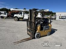 1997 Caterpillar GC15 Solid Tired Forklift Runs & Operates