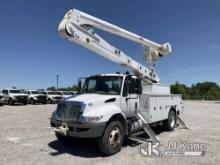 Altec AA55, Material Handling Bucket Truck rear mounted on 2018 International 4300 Utility Truck Run