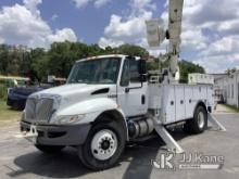 Altec AA55, Material Handling Bucket Truck rear mounted on 2017 International 4300 Utility Truck Run