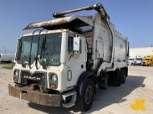2016 Mack MRU613 Front Load T/A Trash Truck, (Municipally Owned) Runs & Moves) (Body/Rust Damage, Al