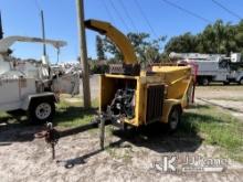 2017 Vermeer BC1000XL Chipper (12in Drum), trailer mtd Not Running, Condition Unknown)(Body Damage, 