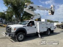 Altec AT40-MH, Articulating & Telescopic Material Handling Bucket Truck mounted behind cab on 2015 F