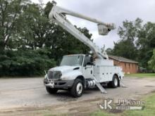 (Graysville, AL) Altec AA55, Material Handling Bucket Truck rear mounted on 2018 International Duras