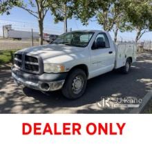 (Dixon, CA) 2005 Dodge 2500 Service Truck Runs & Moves, No DLC Power