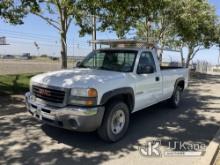 2003 GMC Sierra 2500 Pickup Truck Runs & Moves, Dent on Drivers Side Door, Tommy Gate Hydraulic Lift