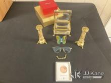 Jewelry box | candle holders (Used ) NOTE: This unit is being sold AS IS/WHERE IS via Timed Auction 