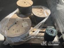 Pallet Of Wire Spools (Used) NOTE: This unit is being sold AS IS/WHERE IS via Timed Auction and is l