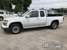 2012 Chevrolet Colorado Extended-Cab Pickup Truck Runs, Moves, No Back Seat, Paint Damage on Hood