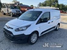 2015 Ford Transit Connect Cargo Van Runs & Moves) (Jump to Start) (Body Damage, Air Bag Light On).