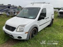2012 Ford Transit Connect Mini Cargo Van Runs & Moves) (Jump To Start, Minor Body Damage,
