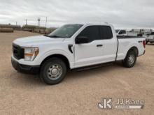 (Midland, TX) 2021 Ford F150 4x4 Extended-Cab Pickup Truck Runs & Moves) (Paint & Body Damage, Crack