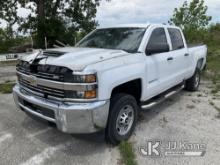 2017 Chevrolet Silverado 2500HD 4x4 Crew-Cab Pickup Truck Not Running & Condition Unknown) (Has Majo