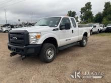 2016 Ford F250 4x4 Extended-Cab Pickup Truck Runs & Moves) (Starts With Jump, NOT ROADWORTHY, Seller