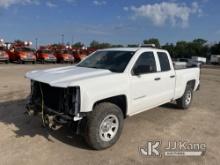 2016 Chevrolet Silverado 1500 4x4 Extended-Cab Pickup Truck Runs & Moves) (Front End Damage, Parts M