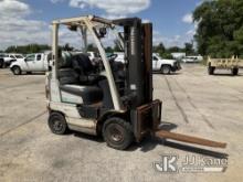 2019 Unicarrier MAP1F1A15LV Pneumatic Tired Forklift Runs, Does Not Move, Operates, Rust Damage, LP 