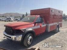 2012 Dodge Ram 4500 Cab & Chassis Runs & Moves, Missing Front End