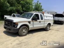 2009 Ford F250 Extended-Cab Pickup Truck Runs Rough & Moves) (Battery Issues, Minor Body Damage, Par