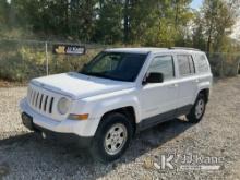 2012 Jeep Patriot 4x4 4-Door Sport Utility Vehicle Not Running, No Crank, Ran During Initial Inspect